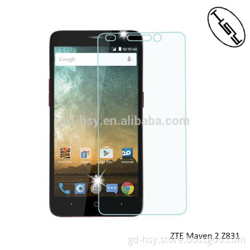 HUYSHE 2016 hot selling for ZTE Maven 2 Z831 tempered glass screen anti-broken glass 0.3mm protector for ZTE Chapel Z831